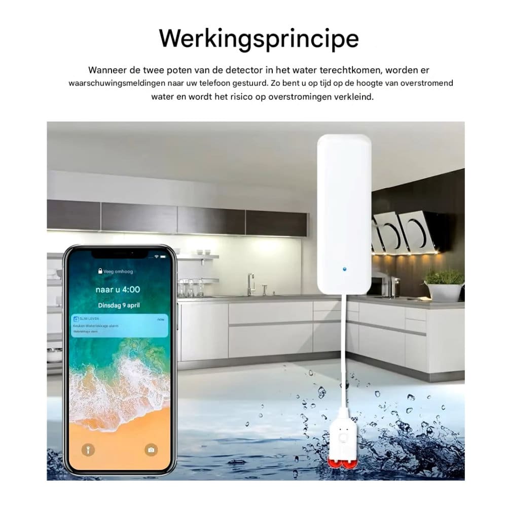 Slimme waterlekkage alarm