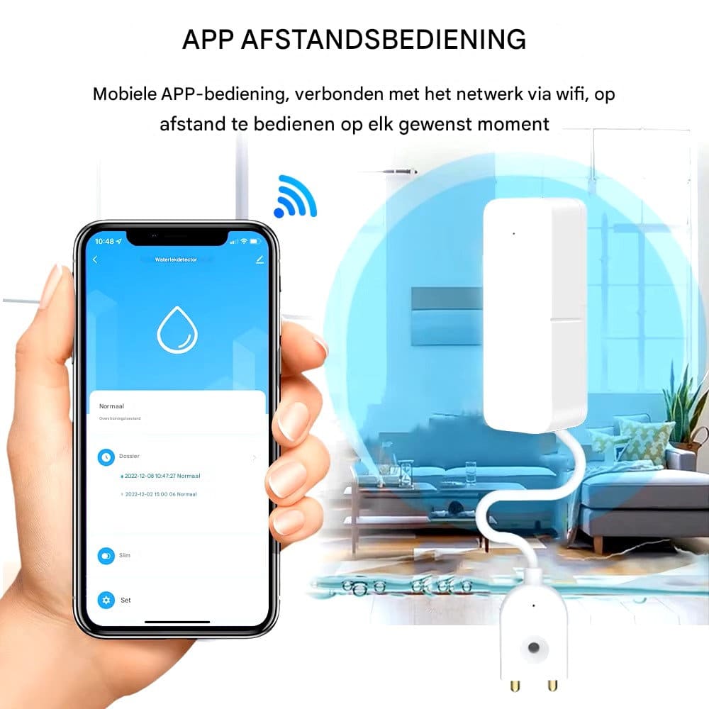 Slimme waterlekkage alarm